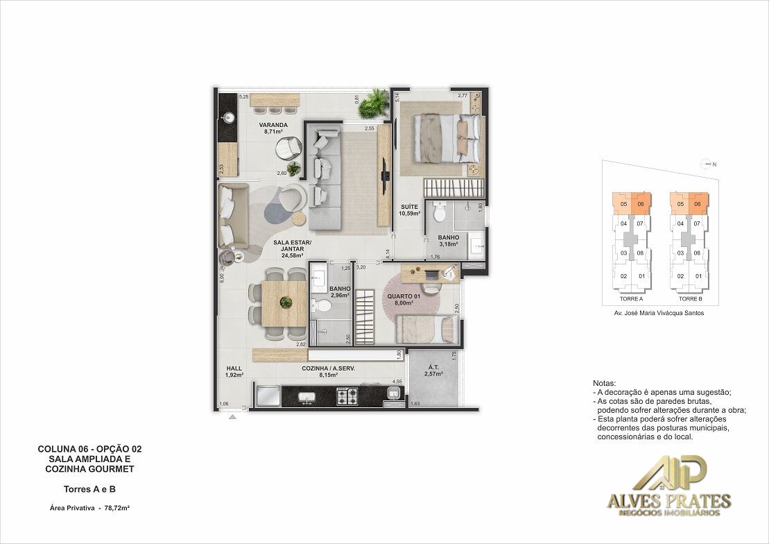 Apartamento à venda com 2 quartos, 66m² - Foto 33