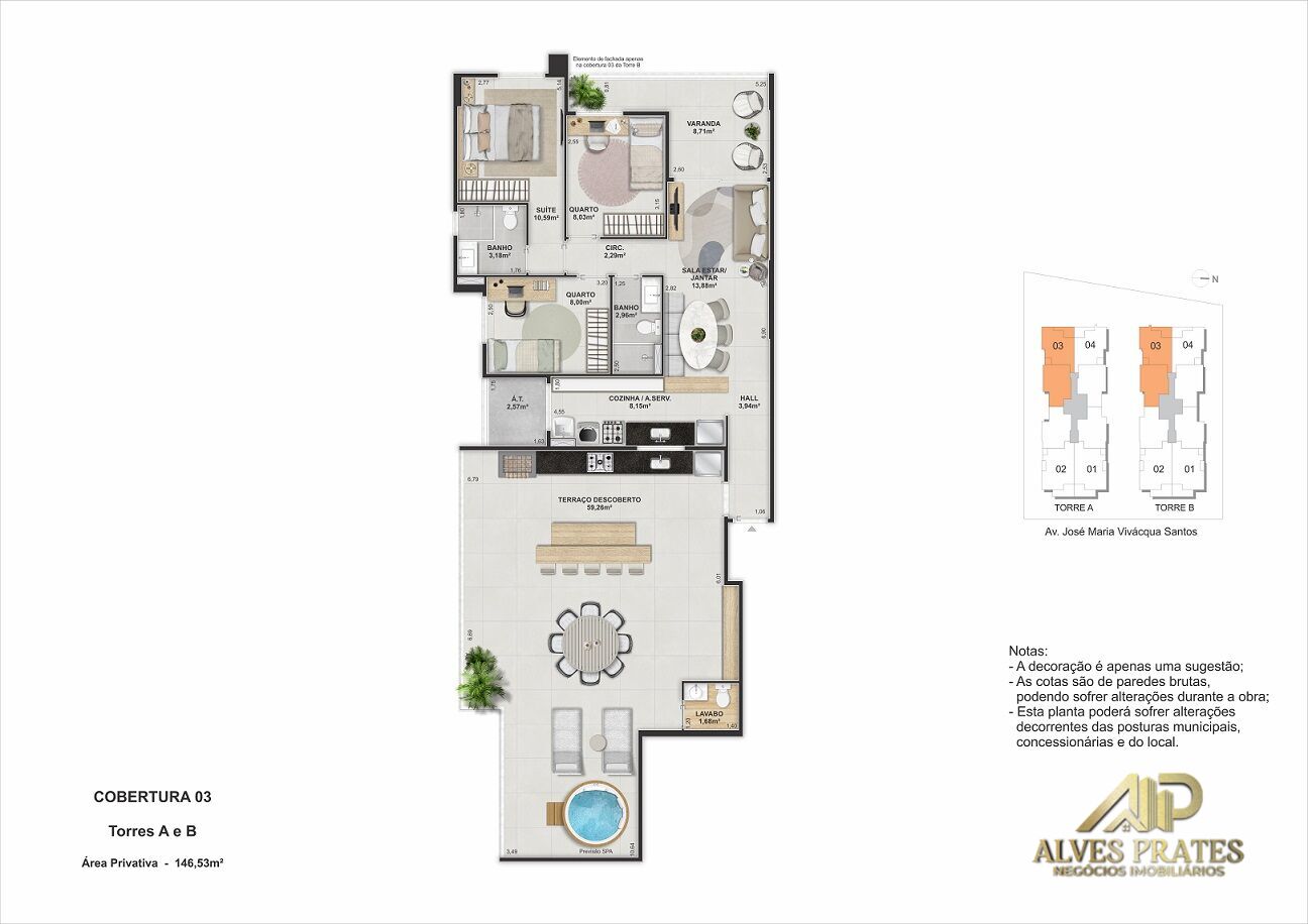 Apartamento à venda com 2 quartos, 66m² - Foto 37