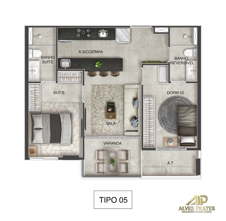 Apartamento à venda com 3 quartos, 73m² - Foto 31