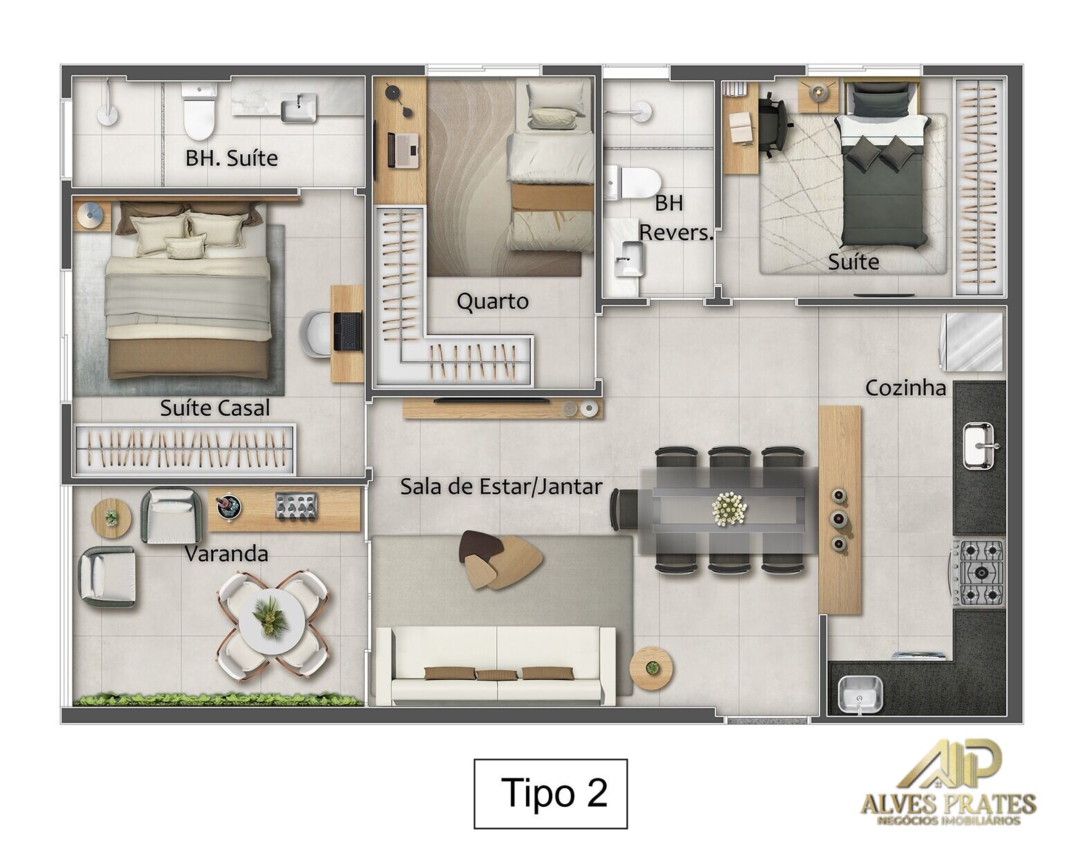 Apartamento à venda com 2 quartos, 65m² - Foto 11