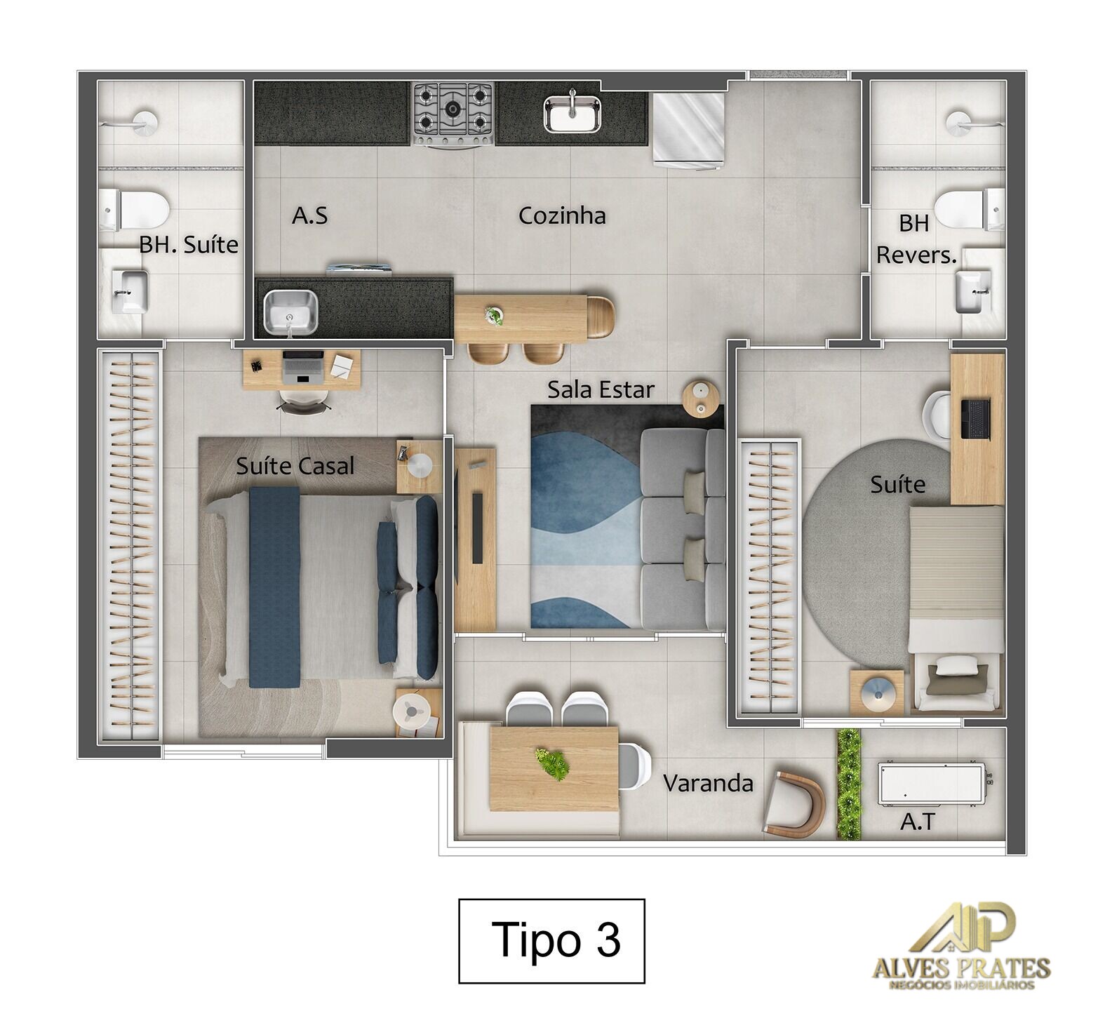 Apartamento à venda com 2 quartos, 65m² - Foto 12