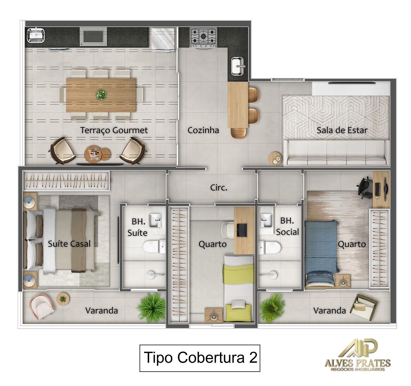 Apartamento à venda com 2 quartos, 65m² - Foto 16