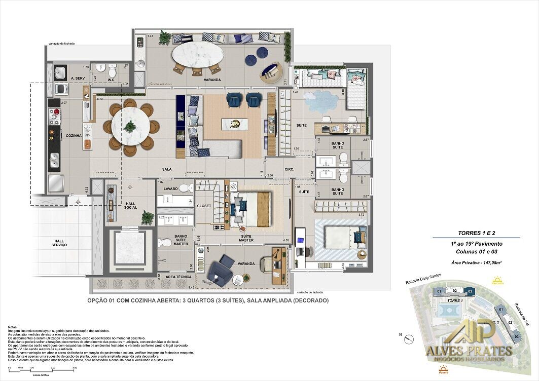 Apartamento à venda com 4 quartos, 147m² - Foto 27