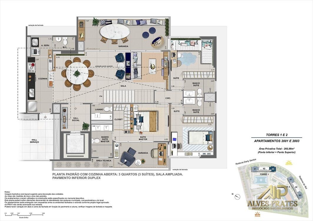 Apartamento à venda com 4 quartos, 147m² - Foto 30