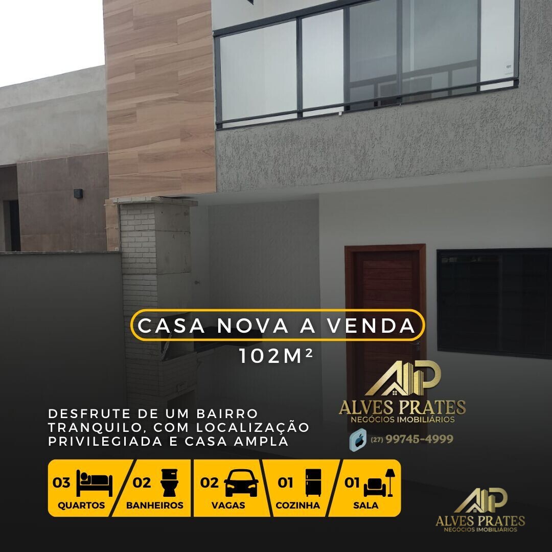 Casa à venda com 3 quartos, 102m² - Foto 1