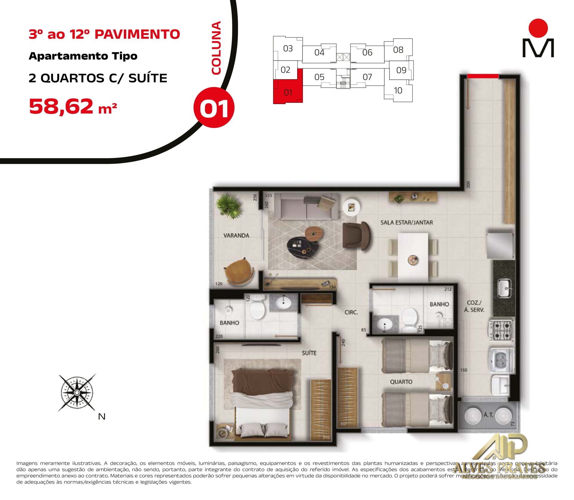 Apartamento à venda com 2 quartos, 58m² - Foto 18