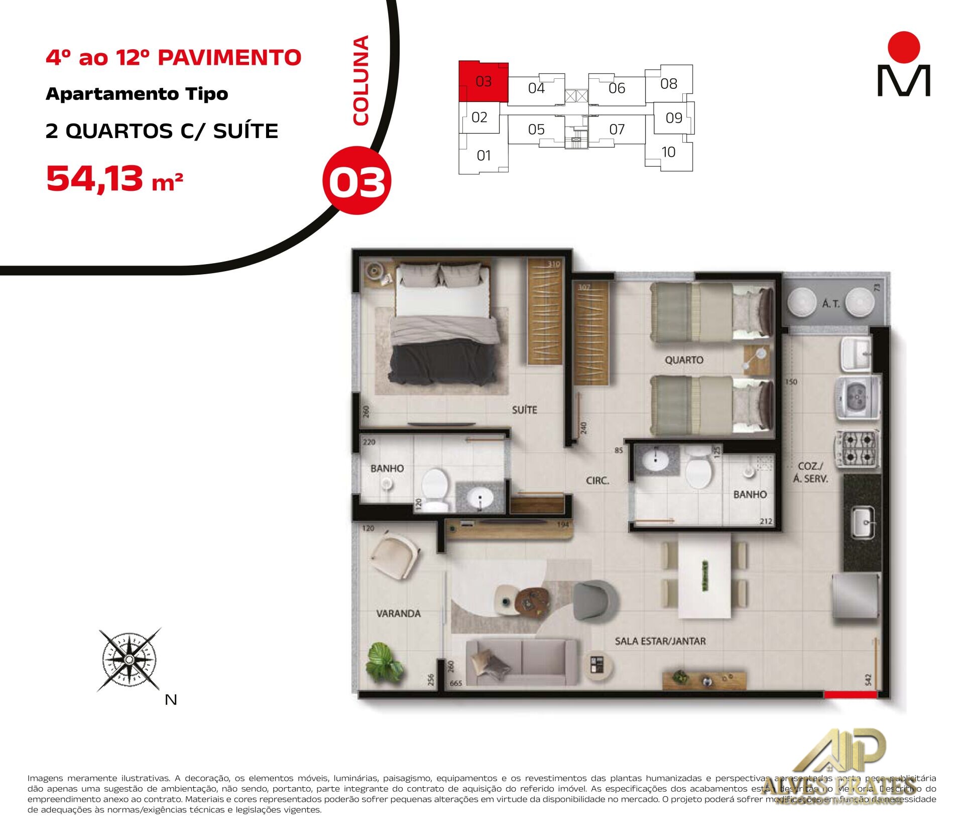 Apartamento à venda com 2 quartos, 58m² - Foto 24