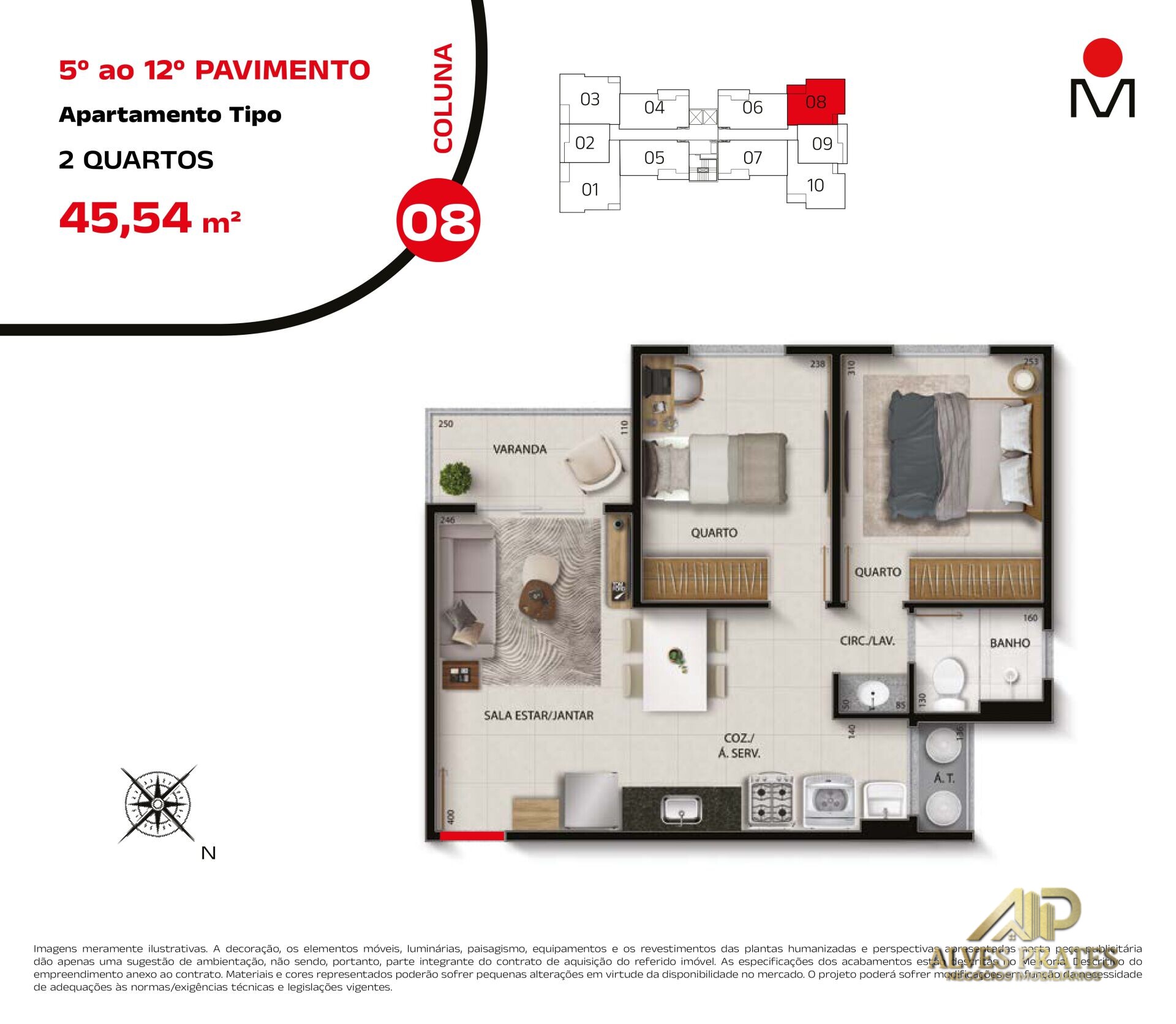 Apartamento à venda com 2 quartos, 58m² - Foto 22