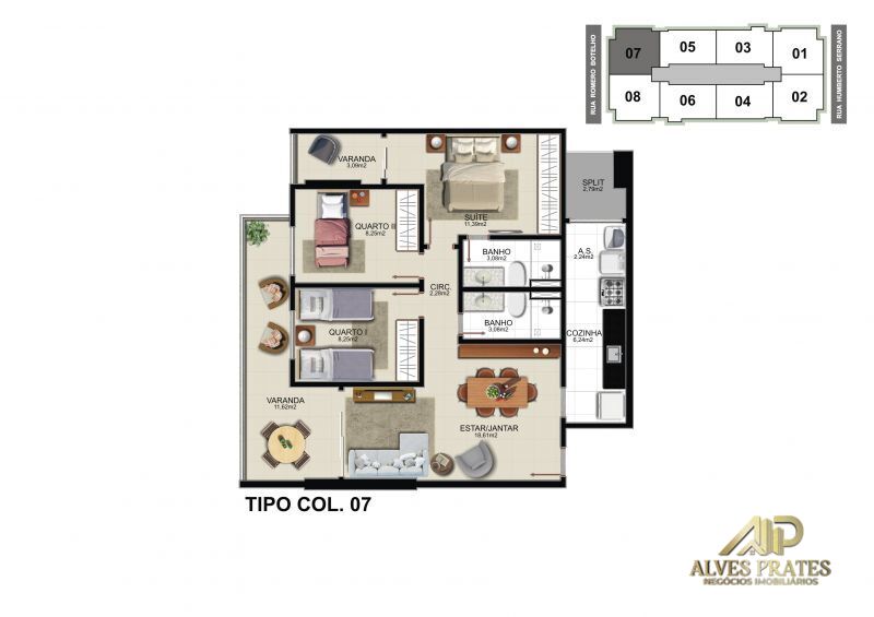 Apartamento à venda com 3 quartos, 82m² - Foto 16