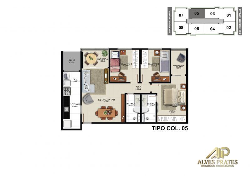 Apartamento à venda com 3 quartos, 82m² - Foto 17