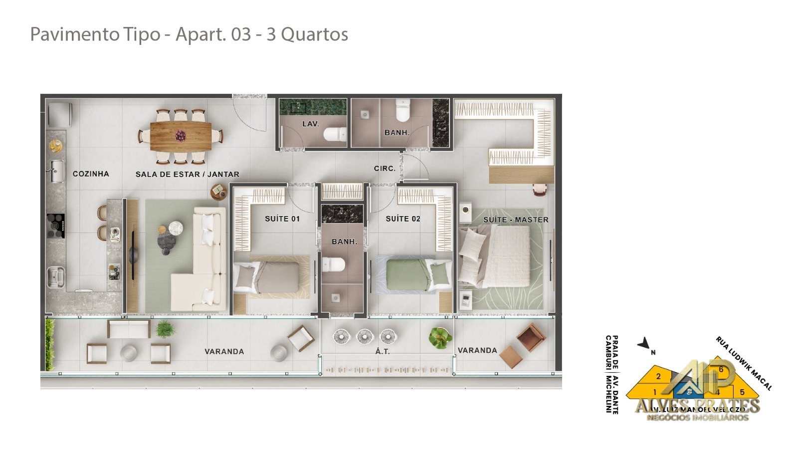 Apartamento à venda com 3 quartos, 103m² - Foto 25