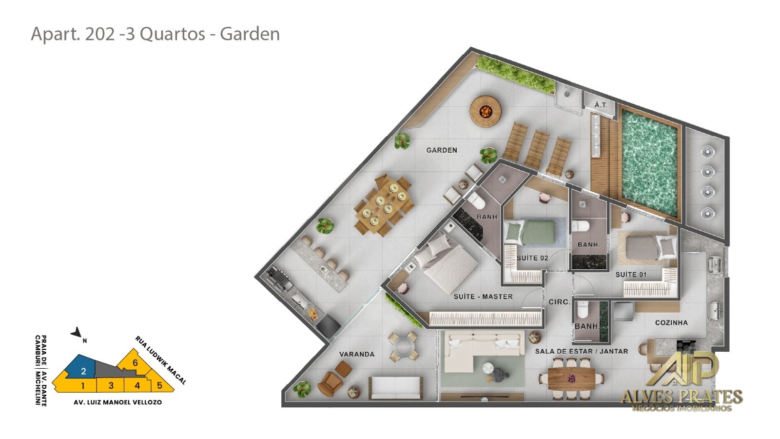 Apartamento à venda com 3 quartos, 103m² - Foto 31