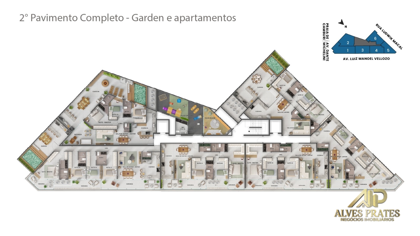 Apartamento à venda com 3 quartos, 103m² - Foto 33