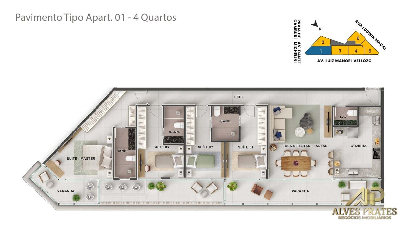 Apartamento à venda com 3 quartos, 103m² - Foto 23