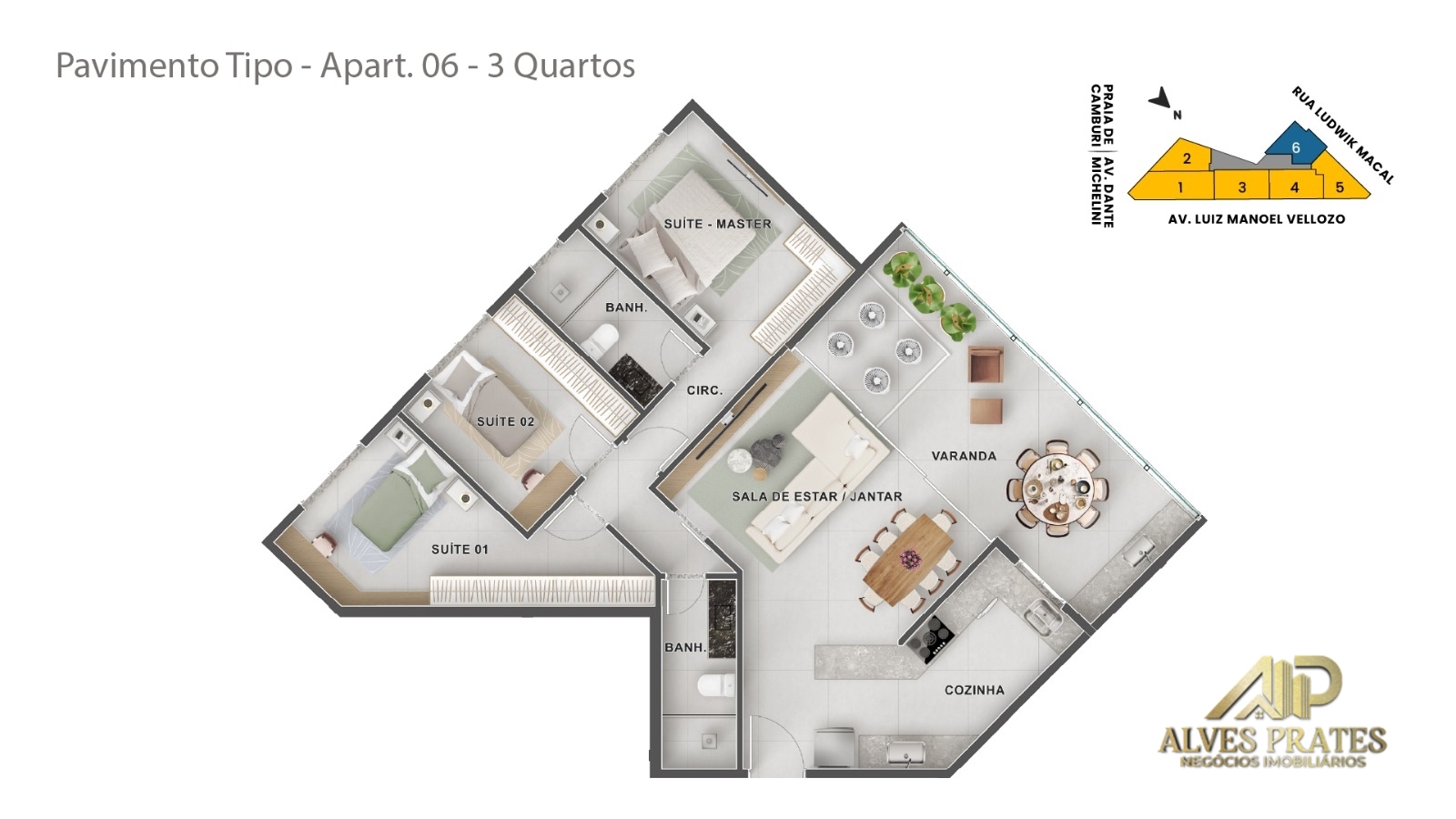 Apartamento à venda com 3 quartos, 103m² - Foto 28