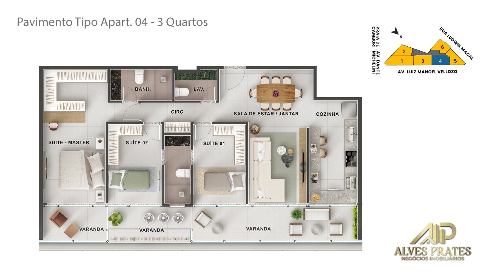 Apartamento à venda com 3 quartos, 103m² - Foto 26