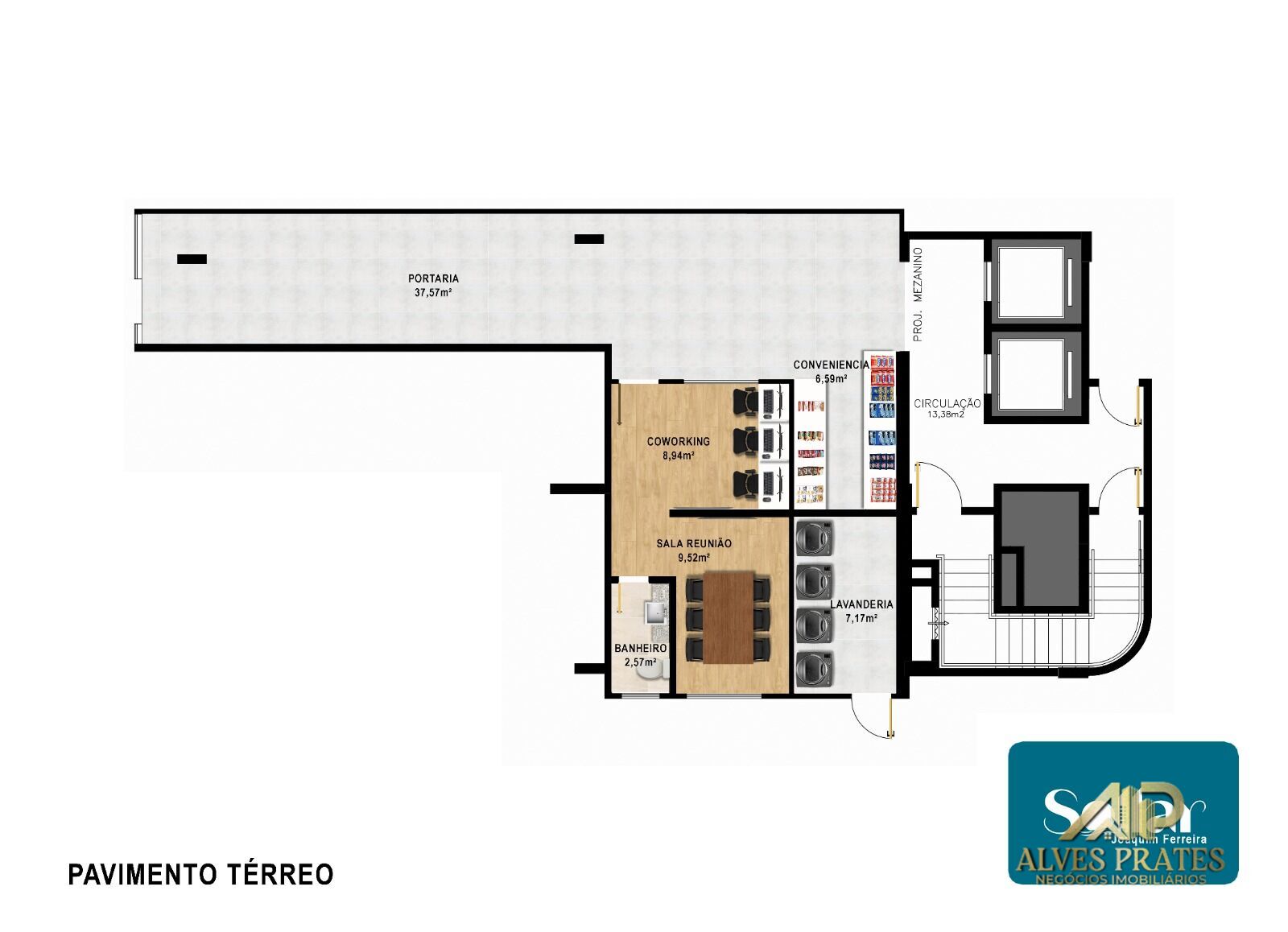 Apartamento à venda com 1 quarto, 34m² - Foto 19