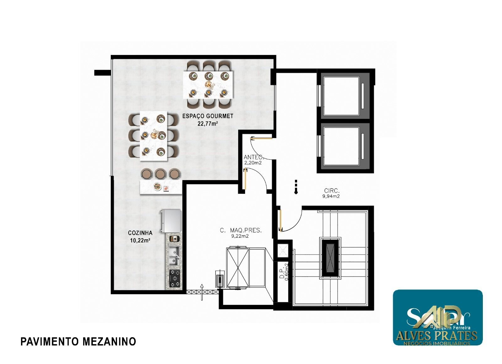 Apartamento à venda com 1 quarto, 34m² - Foto 18