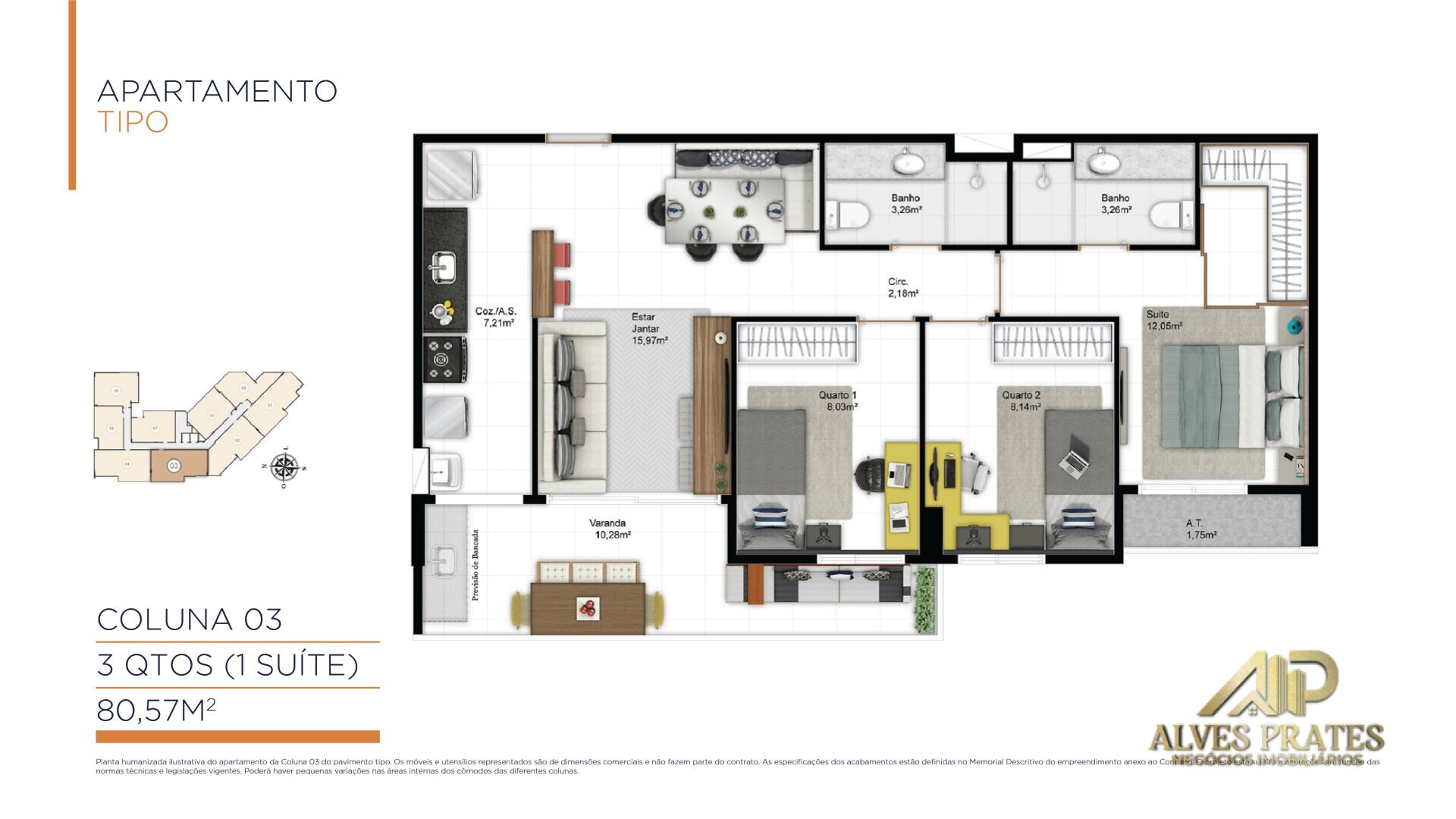 Apartamento à venda com 2 quartos, 63m² - Foto 17