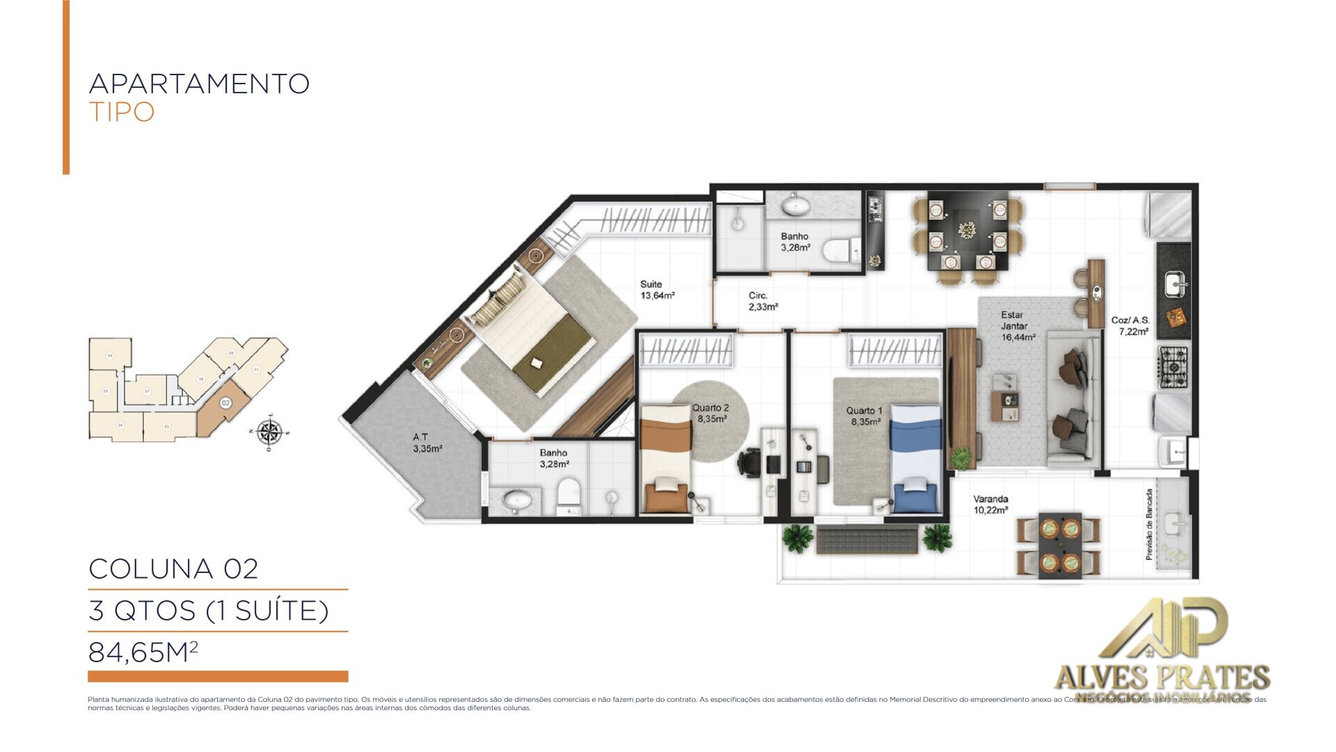 Apartamento à venda com 2 quartos, 63m² - Foto 16