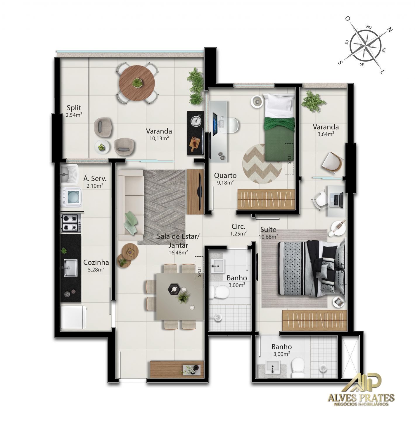 Apartamento à venda com 2 quartos, 76m² - Foto 35