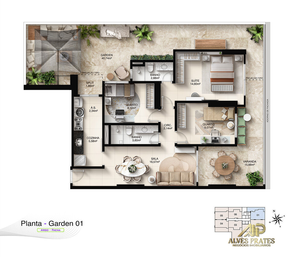 Apartamento, 3 quartos, 95 m² - Foto 39