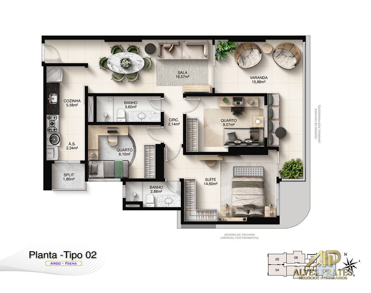 Apartamento, 3 quartos, 95 m² - Foto 34