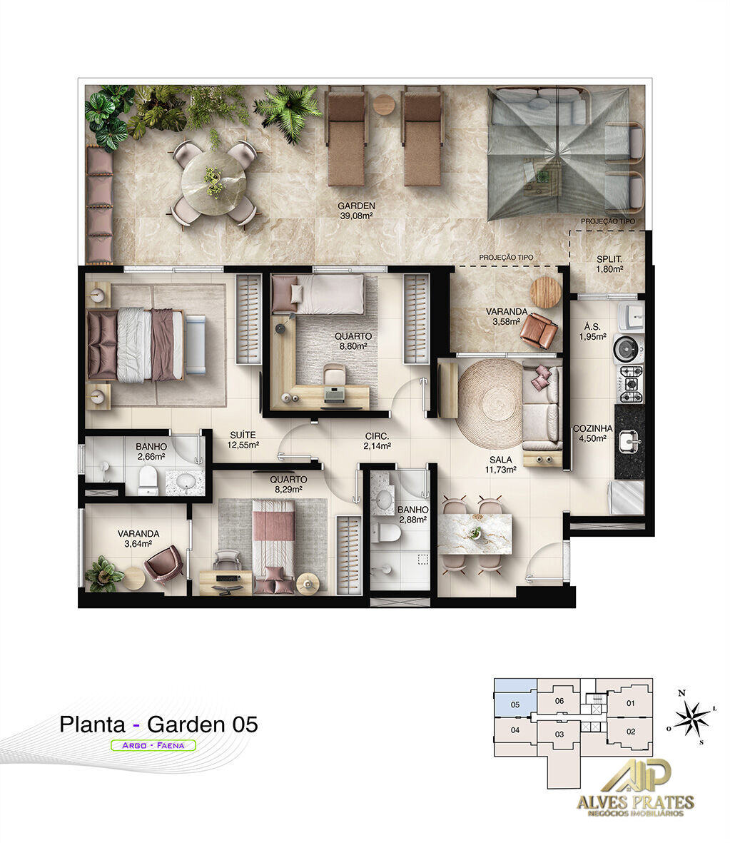 Apartamento, 3 quartos, 95 m² - Foto 43