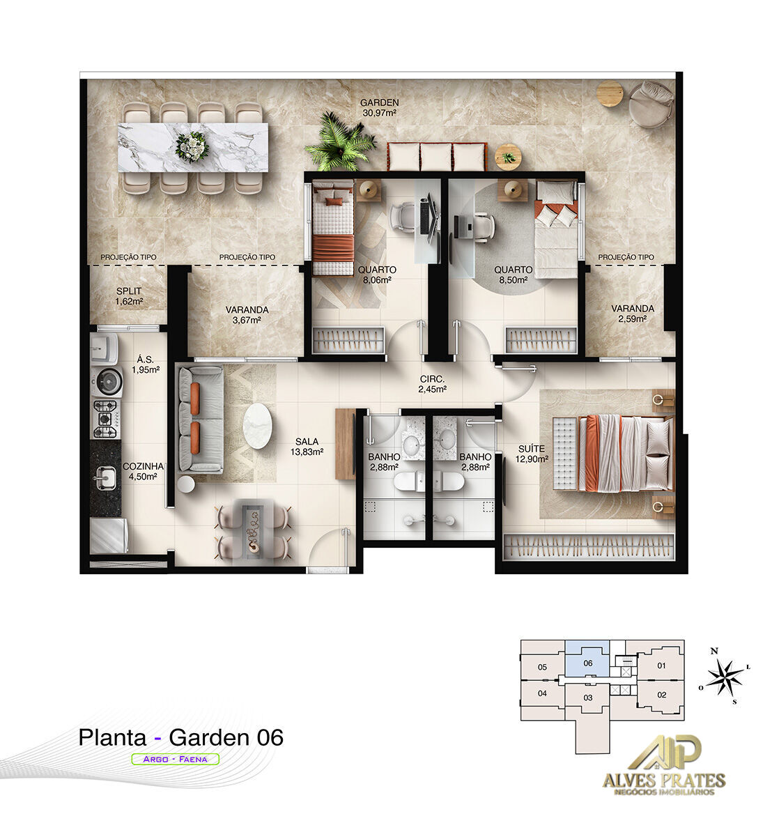 Apartamento, 3 quartos, 95 m² - Foto 44