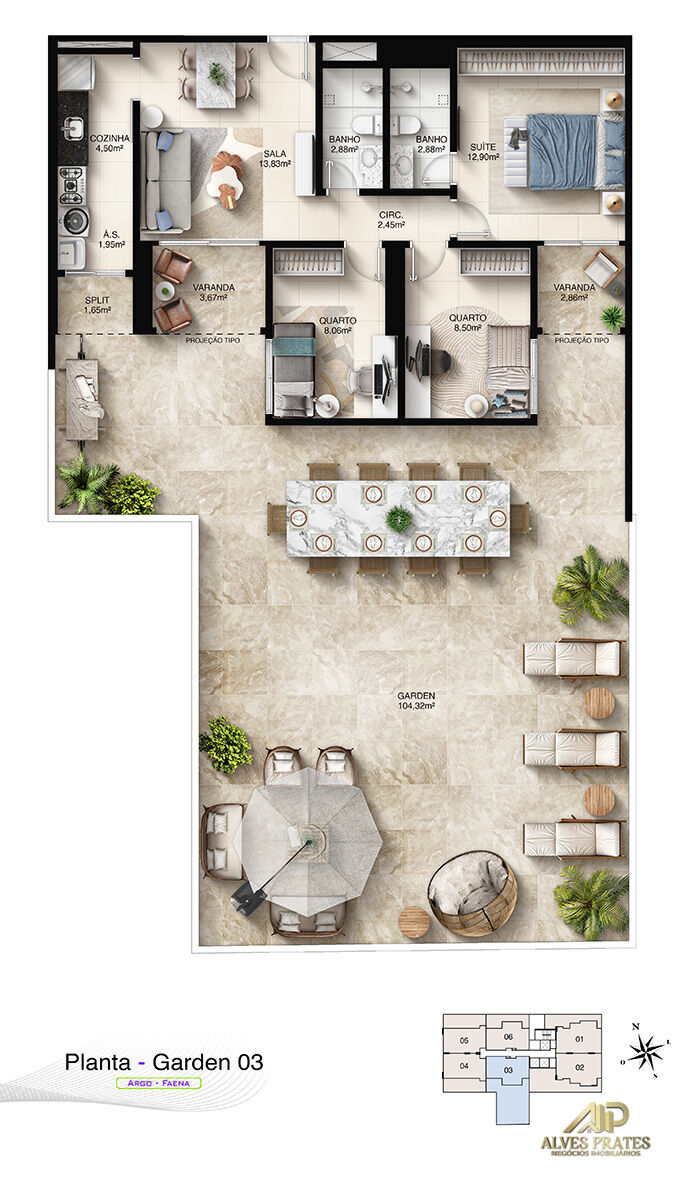 Apartamento, 3 quartos, 95 m² - Foto 41