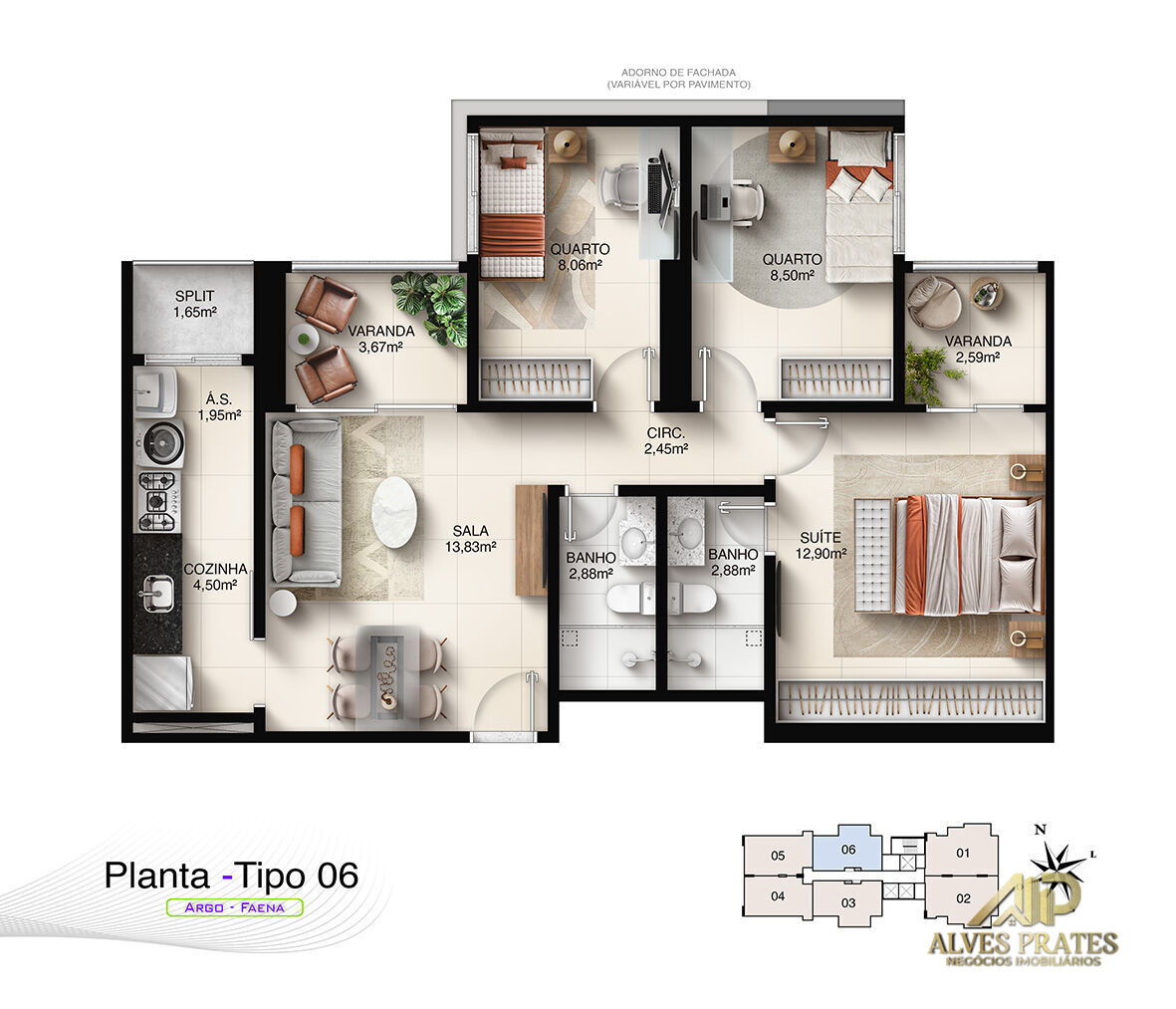 Apartamento, 3 quartos, 95 m² - Foto 38