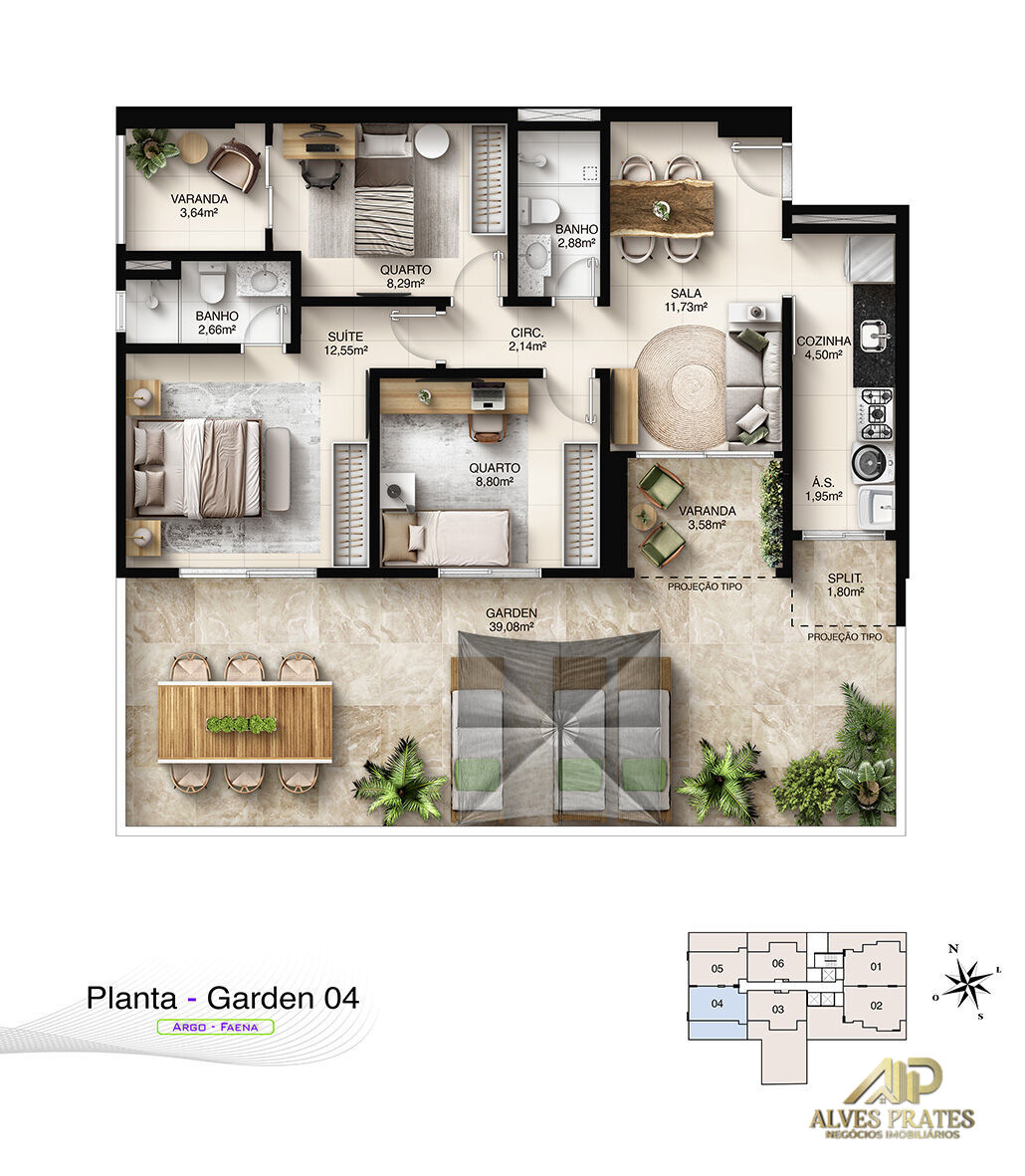 Apartamento, 3 quartos, 95 m² - Foto 42