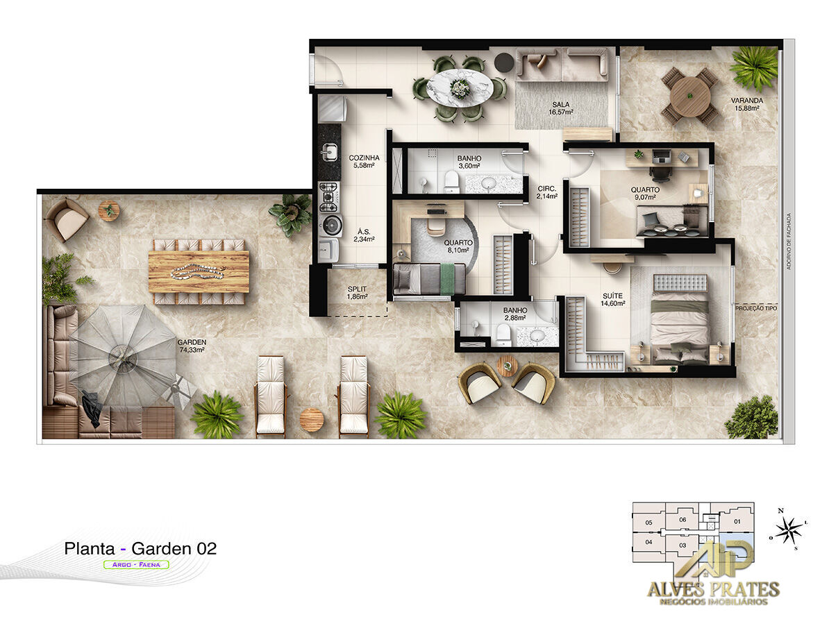 Apartamento, 3 quartos, 95 m² - Foto 40