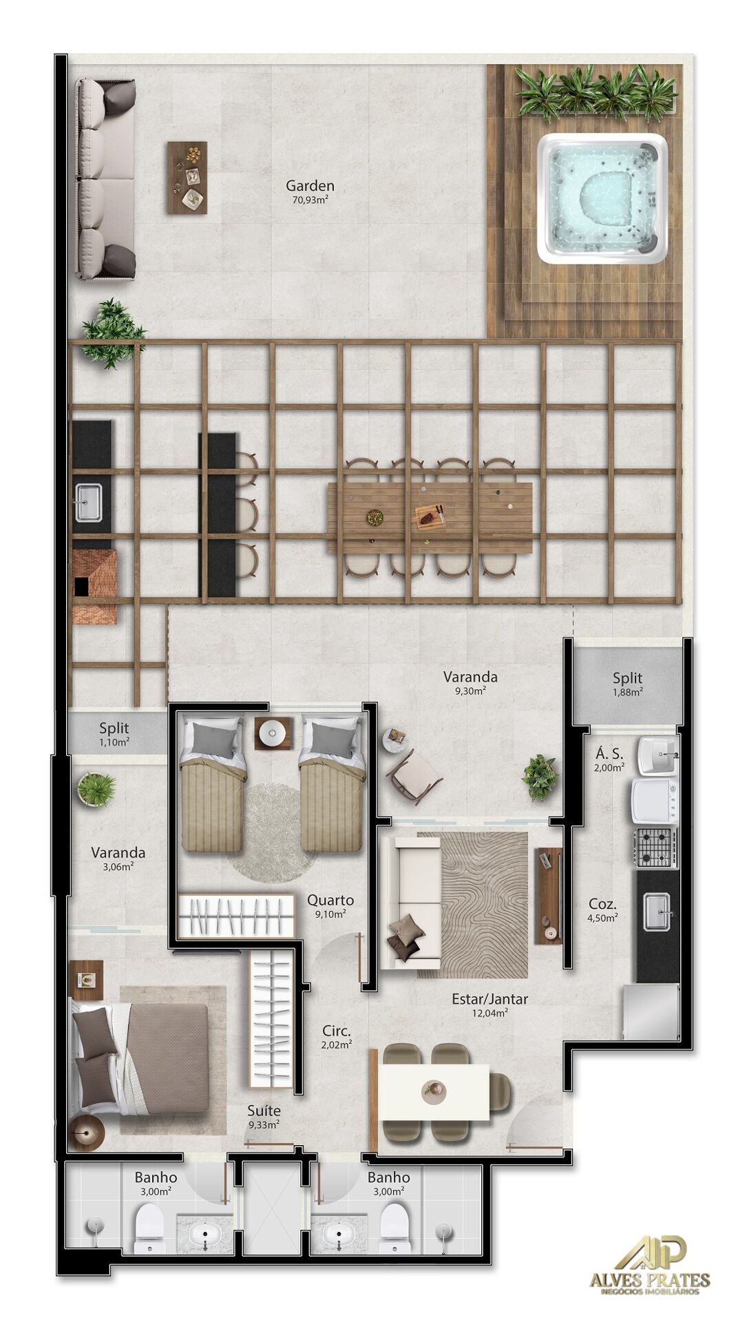 Apartamento à venda com 2 quartos, 66m² - Foto 32