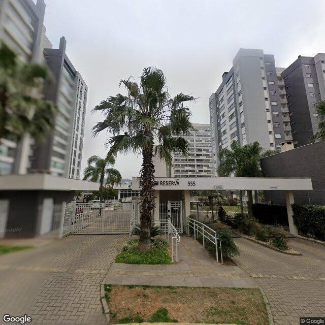 Imagem estática do "Street View" da localização