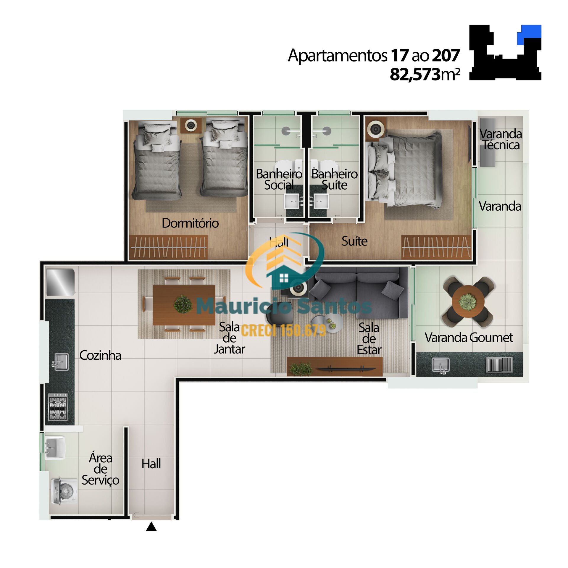 Apartamento à venda com 2 quartos, 82m² - Foto 35