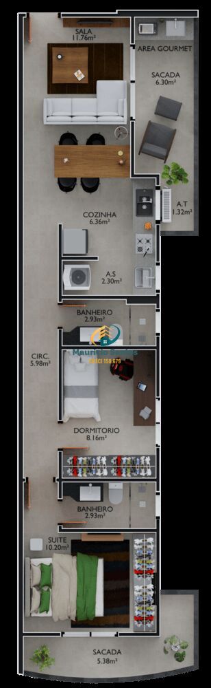 Apartamento à venda com 2 quartos, 71m² - Foto 15