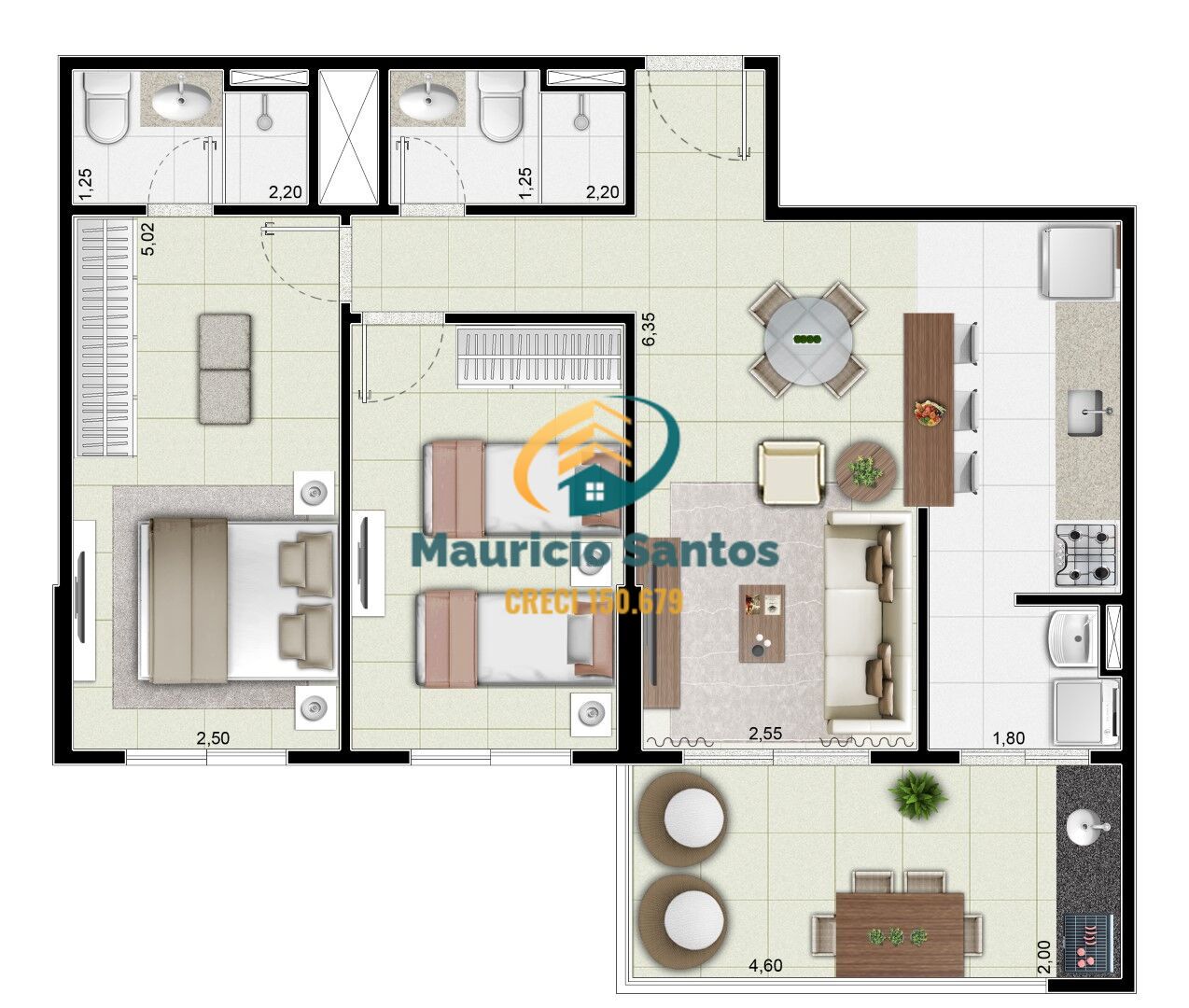 Apartamento à venda com 2 quartos, 71m² - Foto 18