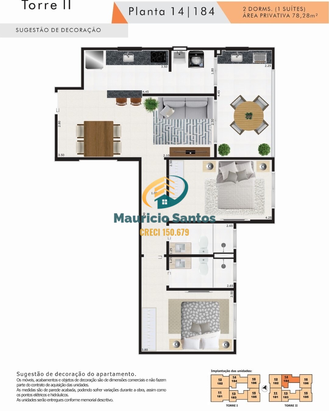 Apartamento à venda com 2 quartos, 78m² - Foto 8