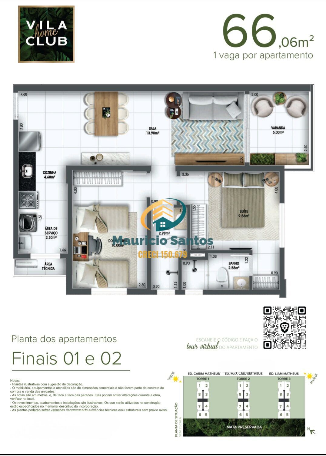 Apartamento à venda com 2 quartos, 66m² - Foto 12