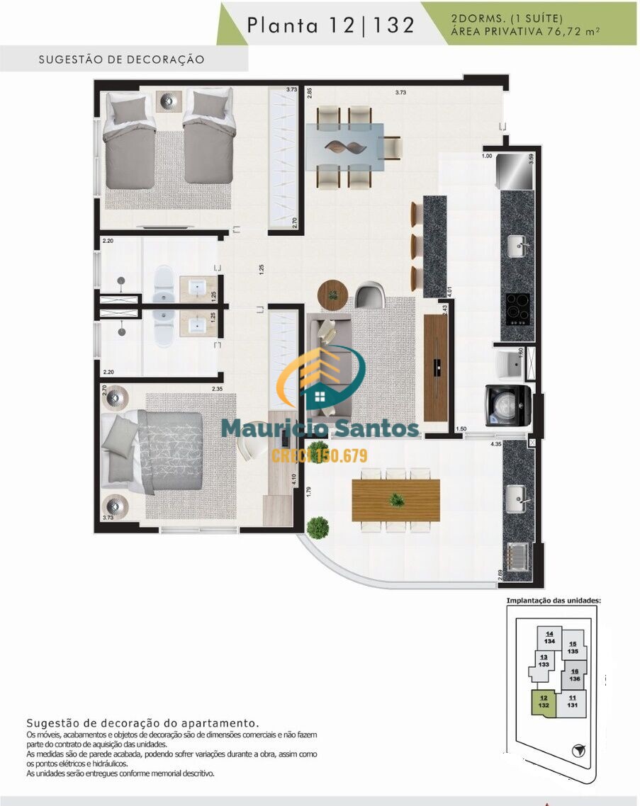 Apartamento à venda com 2 quartos, 76m² - Foto 5