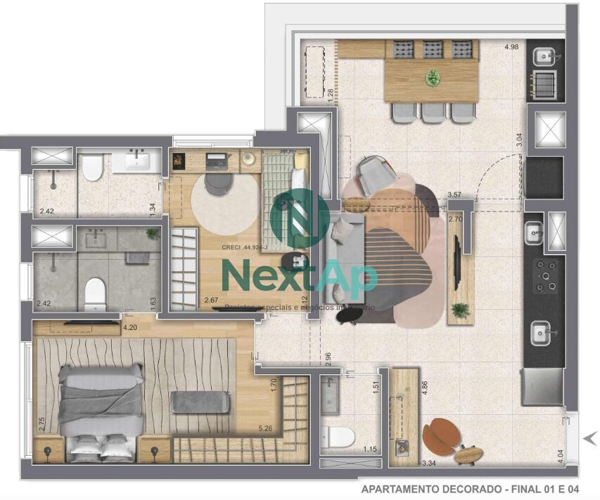 Apartamento à venda com 2 quartos, 88m² - Foto 61