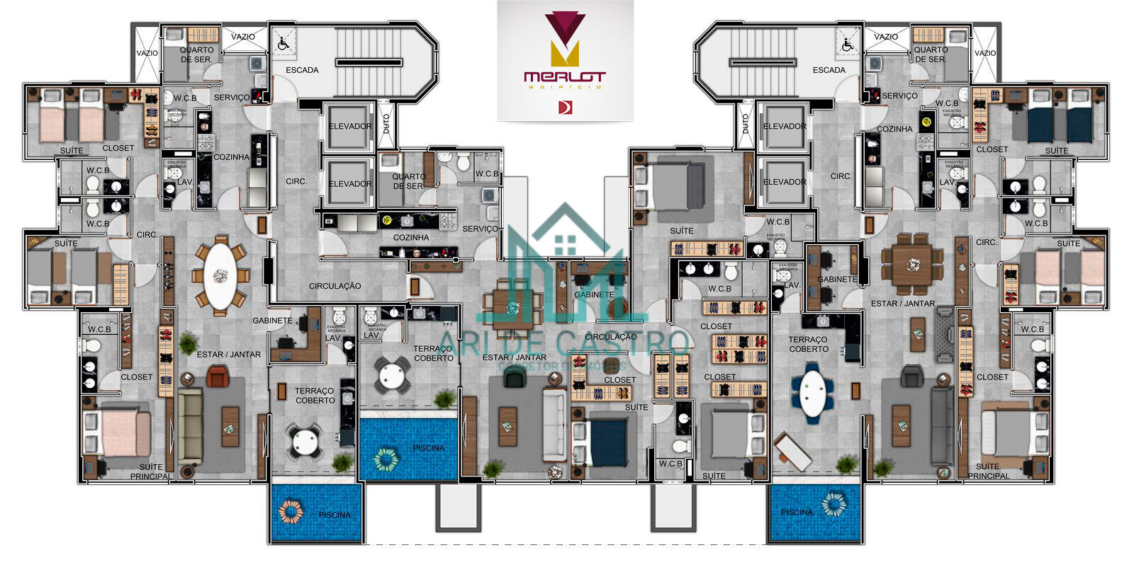 Apartamento à venda com 3 quartos, 119m² - Foto 45