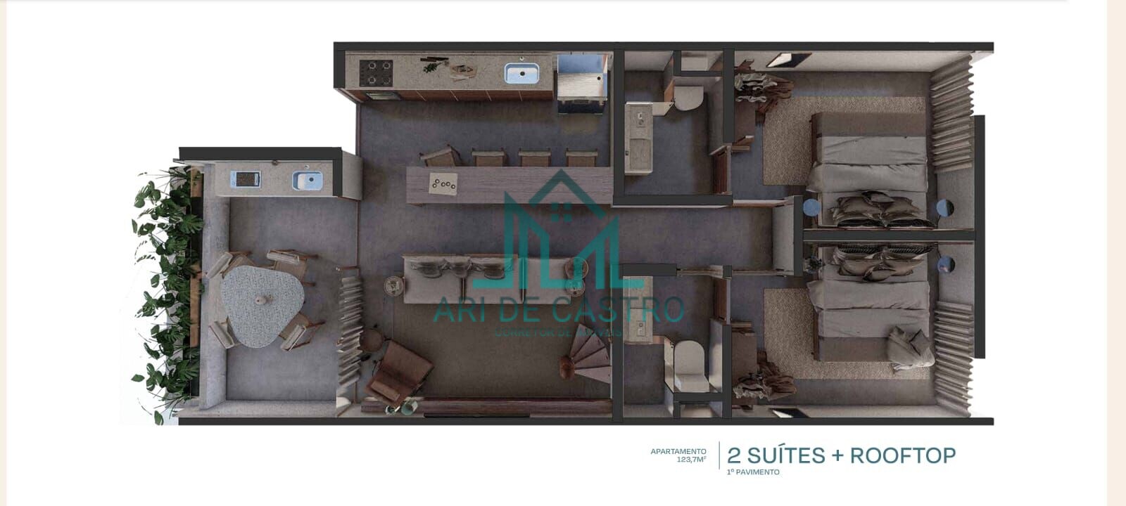 Apartamento à venda com 1 quarto, 37m² - Foto 47