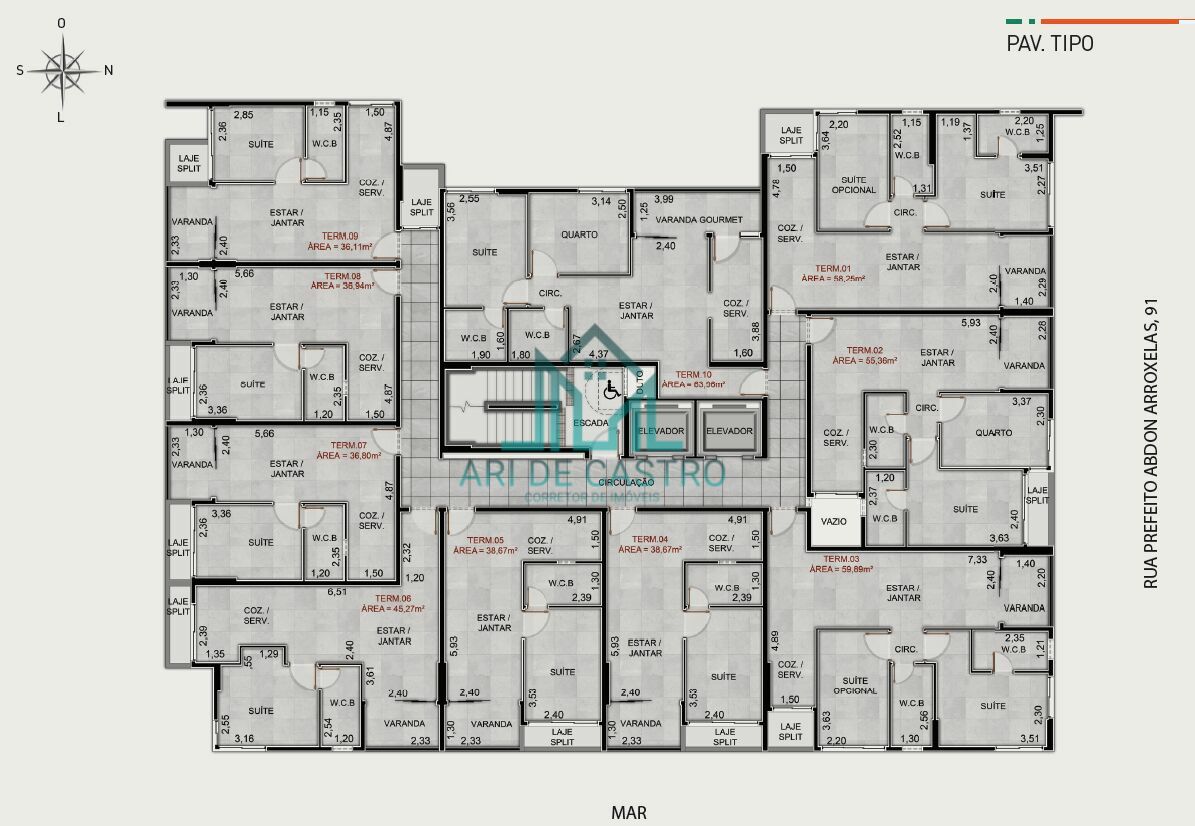 Apartamento à venda com 2 quartos, 59m² - Foto 18