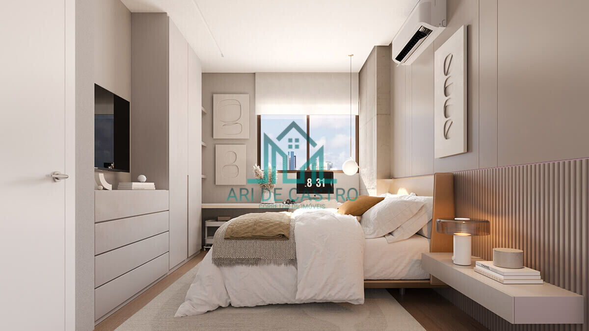 Apartamento à venda com 1 quarto, 44m² - Foto 3