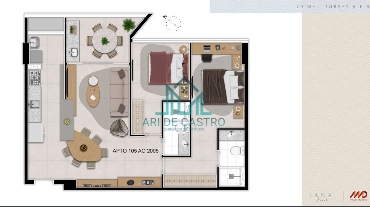 Apartamento à venda com 3 quartos, 130m² - Foto 28