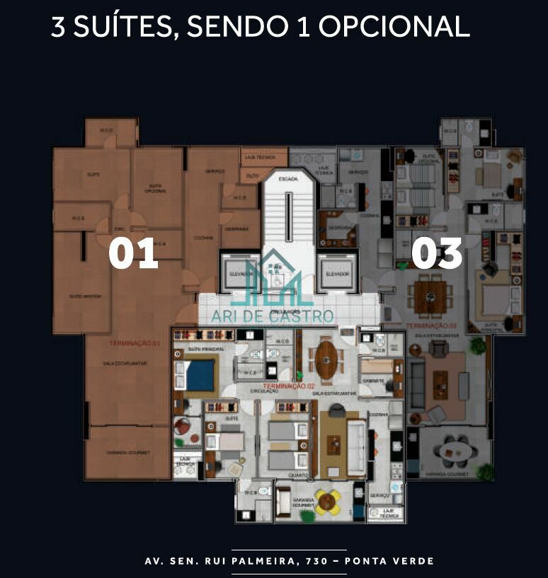 Apartamento à venda com 3 quartos, 118m² - Foto 41