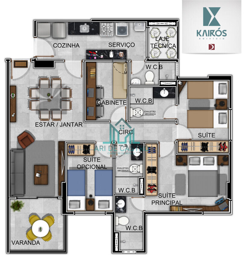 Apartamento à venda com 3 quartos, 87m² - Foto 29