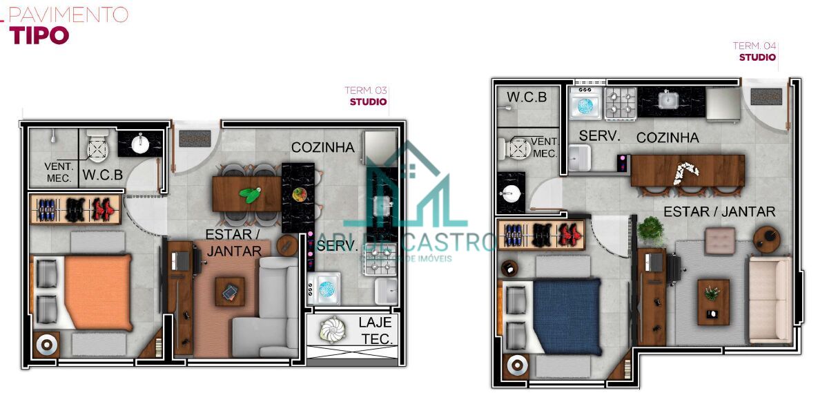 Apartamento à venda com 2 quartos, 61m² - Foto 40